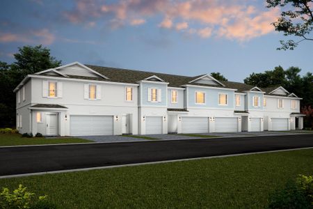 New construction Townhouse house 845 NE Trailside Run , Port Saint Lucie, FL 34983 Fullerton V- photo 0