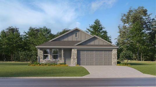 New construction Single-Family house 26507 Pampas Grass Lane, Katy, TX 77493 Beckman- photo 0