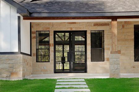 Welcoming front porch