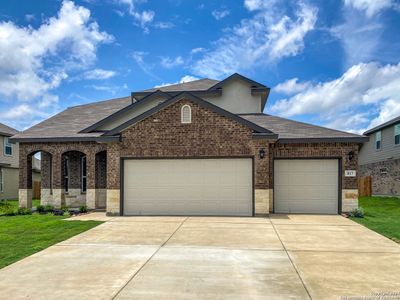 New construction Single-Family house 817 Town Creek Way, Cibolo, TX 78108 Stallion - photo 0