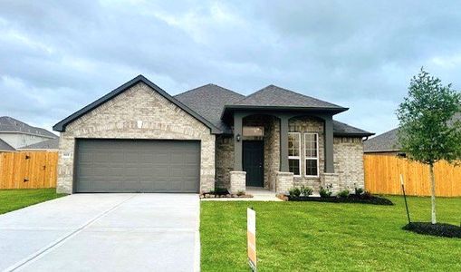 New construction Single-Family house 665 Woodhaven Lakes Dr., La Marque, TX 77568 The Amherst- photo 0 0
