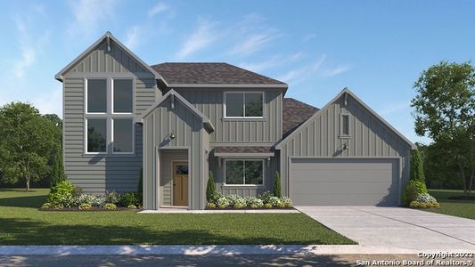 New construction Single-Family house 29049 Rock Canyon, Bulverde, TX 78163 Lancaster - photo 0 0