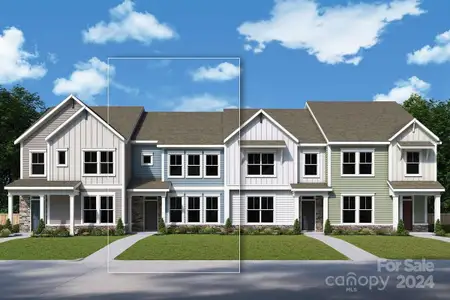 New construction Townhouse house 10511 Boudreaux Street, Huntersville, NC 28078 The Lochridge- photo 0