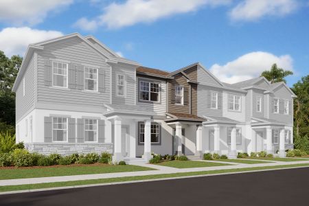 New construction Single-Family house 12160 Plumpton Drive, Winter Garden, FL 34787 Rutland - Townhome Series- photo