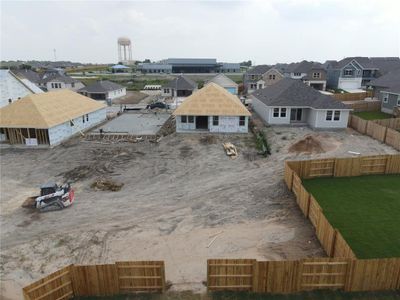 New construction Single-Family house 922 Palo Brea Loop, Hutto, TX 78634 Livingston Homeplan- photo 30 30