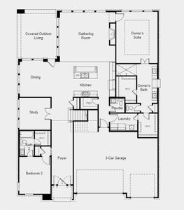 New construction Single-Family house 7606 Laurel Bloom Lane, Katy, TX 77493 Commodore- photo 1 1
