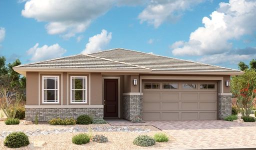 New construction Single-Family house 20180 W Exeter Blvd, Buckeye, AZ 85396 Raleigh- photo 0 0