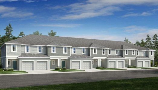 New construction Townhouse house 1292 Drake Ridge Drive, Kissimmee, FL 34744 Marigold- photo 0