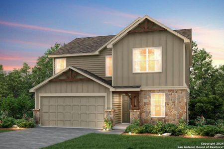 New construction Single-Family house 761 Heartseed Avenue, New Braunfels, TX 78130 Sandalwood- photo 0