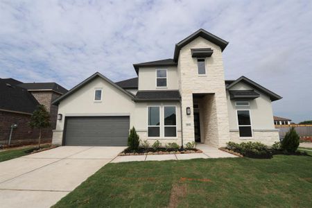 New construction Single-Family house 1834 Lake Crest Lane, Friendswood, TX 77546 Topaz- photo 0