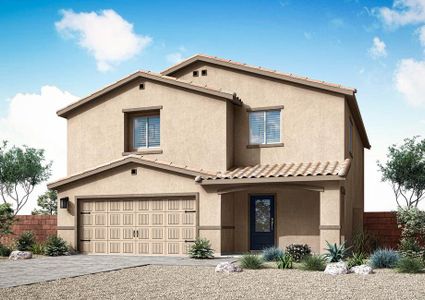 New construction Single-Family house Stafford, 972 Feliz Street, Florence, AZ 85132 - photo