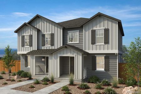 New construction Townhouse house 2174 Farmlore Drive, Brighton, CO 80601 - photo 0