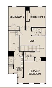 New construction Townhouse house 750 Rhone Street, Cumming, GA 30041 Foxglove Homeplan- photo 6 6