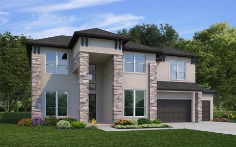 New construction Single-Family house 427 Venado View Court, Conroe, TX 77304 Auburn II- photo 2 2