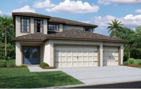 New construction Single-Family house 11376 Weaver Hollow Road, New Port Richey, FL 34654 Portofino- photo 0