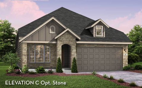 New construction Single-Family house Comanche, 880 Cherrystone Loop, Buda, TX 78610 - photo
