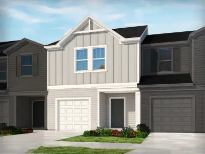 New construction Townhouse house 1863 Old Rivers Rd, Concord, NC 28027 Amber- photo 1 1