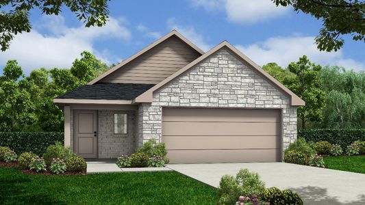 New construction Single-Family house Blue Jay 40's, 22603 Rising Rosehill Lane, Tomball, TX 77377 - photo