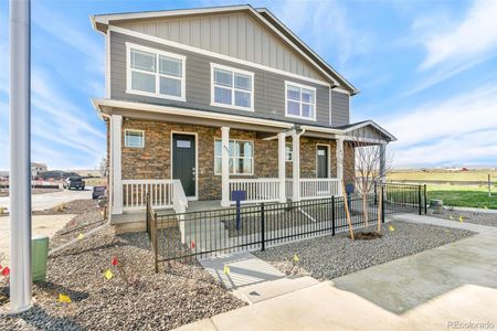 New construction Single-Family house 588 Thoroughbred Lane, Johnstown, CO 80534 MELBOURNE- photo