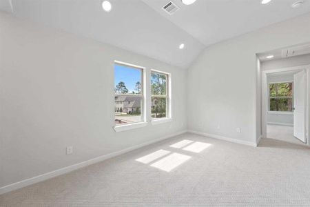 New construction Townhouse house 2708 Woodforest Parkway, Montgomery, TX 77316 Ansley Plan- photo 7 7