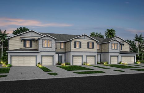 New construction Townhouse house John Heritage Pkwy, West Melbourne, FL 32904 - photo 0