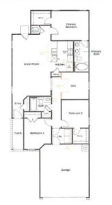 New construction Single-Family house 12321 Oxford Vineyard Lane, Manor, TX 78653 Plan 1360- photo 30 30