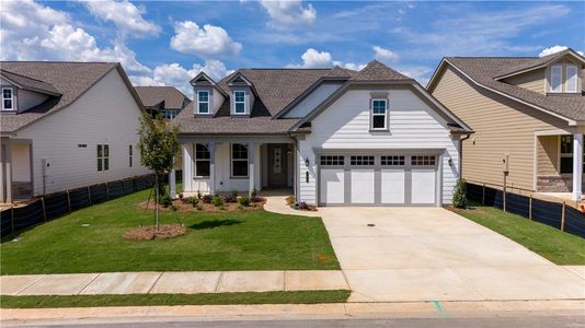 New construction Single-Family house 158 Bear Way, Hoschton, GA 30548 Cedar- photo 0