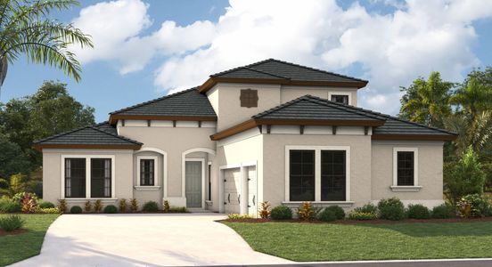 New construction Single-Family house Sand Key II, 12832 Twin Bridges Drive, Riverview, FL 33579 - photo