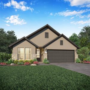 New construction Single-Family house 27202 Sunflower Glen Lane, Hockley, TX 77447 Dashwood- photo 0 0