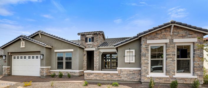 New construction Single-Family house 20739 W Rattler Road, Buckeye, AZ 85396 The Wadell- photo 0