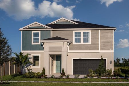 New construction Single-Family house 12272 Cattleside Drive, Lithia, FL 33547 Coquina- photo 0