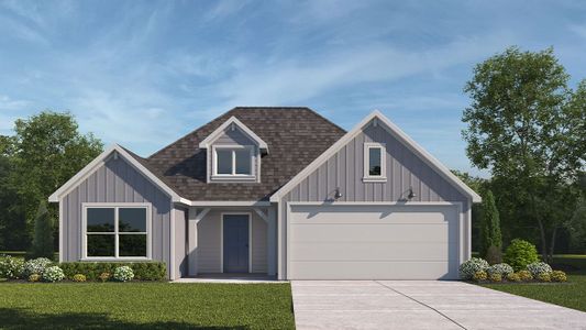 New construction Single-Family house The Denton, 132 Rosa Road, San Marcos, TX 78666 - photo
