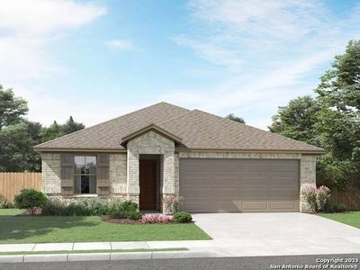 New construction Single-Family house 261 Shelton Pass, Cibolo, TX 78108 The Allen (840)- photo 0
