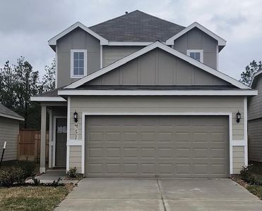 New construction Single-Family house 1461 Mount Bassie Trail, Conroe, TX 77301 The Augusta- photo 0