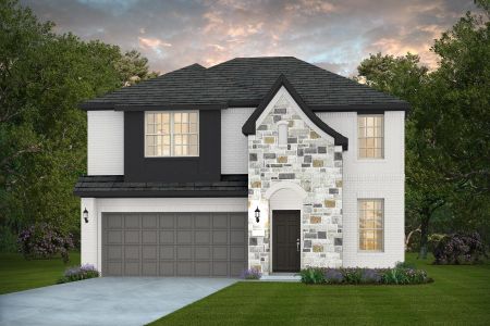 New construction Single-Family house 2221 Steerhead Trail, New Braunfels, TX 78132 Hamilton- photo 0