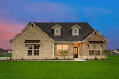 New construction Single-Family house 13620 Sage Meadow Circle, Sanger, TX 76266 Aster- photo 0