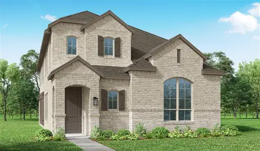 New construction Single-Family house 5423 Peach Garden Way, Manvel, TX 77578 London- photo 0