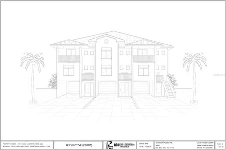 New construction Townhouse house 12305 3Rd Street E, Unit 1, Treasure Island, FL 33706 - photo