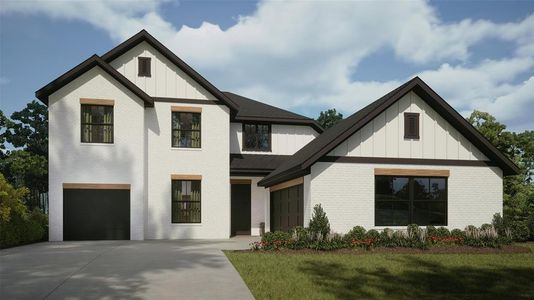 New construction Single-Family house 4100 Cherrybark Drive, Denton, TX 76208 The Shenandoah- photo 0