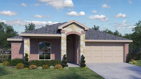 New construction Single-Family house 116 Canadian River Trl, Hutto, TX 78634 The Pioneer- photo 1 1