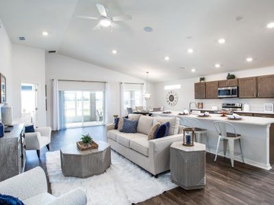 Spacious, open living area - You choose the colors and features to personalize your new home