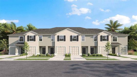 New construction Townhouse house 3772 Copper Beech Drive, Land O' Lakes, FL 34638 - photo 1 1