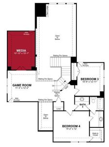 Beazer Homes Enclave at Legacy Hills Summerfield Floorplan.