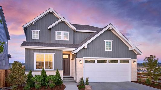 New construction Single-Family house 13267 Platinum Court, Parker, CO 80134 Hayden II- photo 0