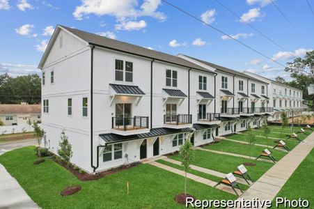 New construction Townhouse house 351 E Fourth St, Wendell, NC 27591 The Battson TH- photo 25 25