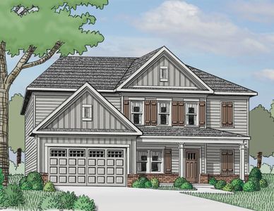 New construction Single-Family house 1176 Red Oak Blvd, Loganville, GA 30052 The Hayden- photo 0