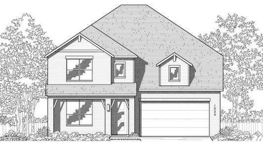 New construction Single-Family house 12347 Grassy Bend Drive, Mont Belvieu, TX 77523 Rodin Plan- photo 0 0