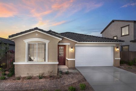 New construction Single-Family house 22841 E Happy Rd, Queen Creek, AZ 85142 Sepia- photo 0