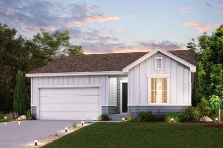 New construction Single-Family house 5835 Red Barn Avenue, Mead, CO 80504 Palisade- photo 0 0