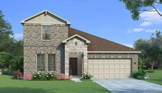 New construction Single-Family house 318 Cowboy Peak, Cibolo, TX 78108 Copperwood H- photo 11 11